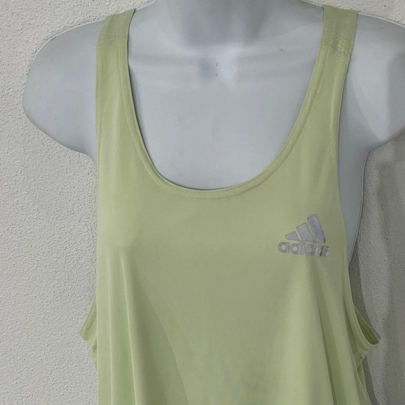Adidas Women's Light Green Running Tank Top Size M - Picture 3 of 6